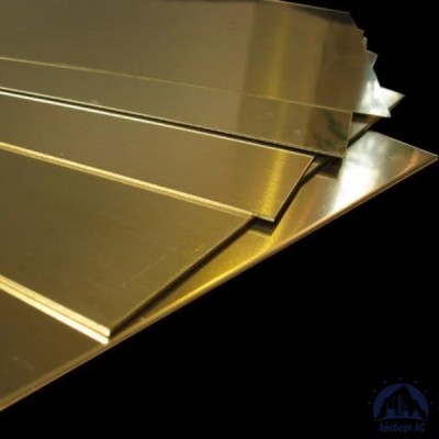 Плита латунная 82х600х1500 мм Л90 ГОСТ 2208-2007 купить в Брянске